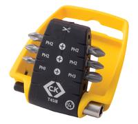 CK Tools T4518 Destornilladores Brocas Clip - Ph Conjunto De 7