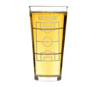 CKB LTD VAR Beer Lager - Juego de vasos de pinta y juego de bebida, diseño de fútbol, 570 ml