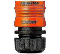 Claber Conector automático Aqua-Stop, para Manguera de 1/2" (15 mm)