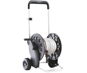 Claber Ecosei Kit, carro portamanguera de aluminio y plástico con manguera de ja