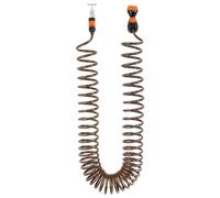 Claber Spiral kit Plus, manguera flexible en espiral, conectores y rociador multifunción