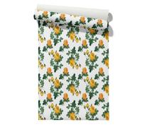 Claccis Kit Papel Pintado Pared de Para Un Despacho Flor Natural Elegance Elegancia Natural Lámina Vinilo Autoadhesiva Muebles Cocina 45x200cm