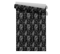 Claccis Papel de Paredes Decorativo Pintado Dormitorio European Retro Ethnic Style Estilo Étnico Europeo Papel Impermeable Resistente Al Aceite Para Cocina 45x500cm