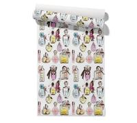 Claccis Papel Pintado Suelo Revestimiento de Paredes PVC Baño Extrañar Papel Despegar Y Para Salpicaderos Cocina 45x200cm