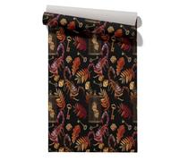 Claccis Papel Pintado Tnt Liso Antimoho Y Lavable Escorpión Papel Impermeable Resistente Al Aceite Para Paredes Cocina 45x500cm