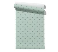 Claccis Quita Papel de Pared Rollo Autoadhesivo Para Arte Geométrico Simple And Fresh Sencillo Y Fresco Verde Papel Pintado Impermeable Resistente Al Aceite Paredes Cocina 45x300cm