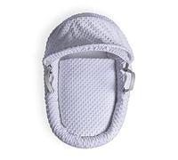 Clair de Lune Juego de Ropa de Cama Dimple Moses Basket (Cesta no incluida) - Blanco