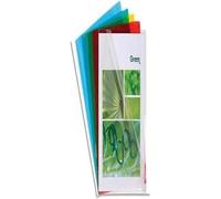 Claircell 661000E - Bolsa de 50 dossiers en PVC, A4, multicolor