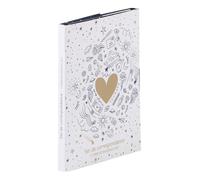 Clairefontaine 116299C - Adolie, Set de correspondance 12x16,5 cm contenant 8 cartes simples 11x15,5 cm assorties et 8 enveloppes Pollen C6 blanc naturel
