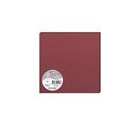 Clairefontaine 1180 C Pack de 25 Sobres Pollen 16 x 16 cm, 210 g/m² Burdeos X