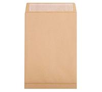 Clairefontaine 17458C - Caja de 250 bolsas de papel kraft marrón E4-280x400 mm con fuelle de 30 mm - Autoadhesivas - 120 g/m²