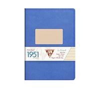 Clairefontaine 195196C Back To Basic 1951 cuaderno con grapas, A5, forrado, 48 hojas, colores surtidos, paquete de 10