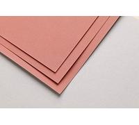 Clairefontaine 197060C Paquete Papel Pastelmat - 5 Hojas Cartulina Especial para Pasteles Secos - 24x32 cm 360g - Sanguina