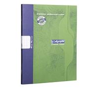 Clairefontaine 2196C Calligraphe Staple Bound Rough Books, 17 x 22 cm, Séyès, 48 hojas, 56 g, colores surtidos, paquete de 10