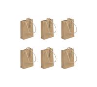 Clairefontaine 28800-5Cpack - Juego de 6 bolsas de regalo Kraft - Formato de perfume, 13 x 5 x 16 cm, 210 g - Embalaje de regalo Kraft, embalaje ideal para: perfume, joyas, alimentos