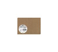 Clairefontaine 29016C - Pollen - Pack de 25 Tarjetas, Tamaño: 11x15,5 cm 210g, (marrón) Kraft