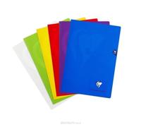 Clairefontaine 303162Cpack - Lote de 10 cuadernos grapados Mimesys - A4 21 x 29,7 cm - 96 páginas pequeñas baldosas - Papel blanco 90 g - Cubiertas polipro surtidos aleatorias