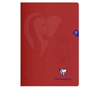Clairefontaine 333228C - MIMESYS PIQ ROJO 210X297 32P N°28 90G - Pack de 25