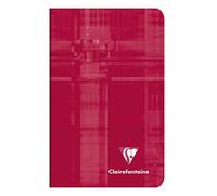 Clairefontaine 3582C - Cuadernos de grapa, 7,5 x 12 cm, cuadrados, 90 g, 24 hojas, varios colores, paquete de 20