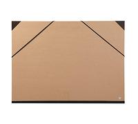 Clairefontaine, 44400C, Carpeta de dibujo, cierre elástico, 52x72 cm, Marrón Kraft