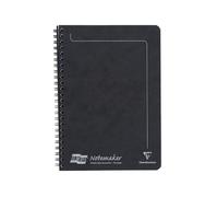 Clairefontaine 4852z A5 Europa con alambre Bound Nota eléctrica, color negro
