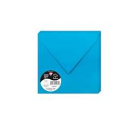 Clairefontaine 50023 C Pack de 20 sobres 16,50 x 16,50 x 0,10 cm, color azul turquesa 16,50 x 16,50 x 0,10