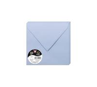 Clairefontaine 50023 C Pack de 20 sobres 16,50 x 16,50 x 0,10 cm, color Bleu Lavande 16,50 x 16,50 x 0,10