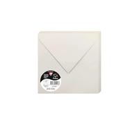 Clairefontaine 50023 C Pack de 20 sobres 16,50 x 16,50 x 0,10 cm, color gris perla 16,50 x 16,50 x 0,10