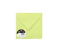 Clairefontaine 50023 C Pack de 20 sobres 16,50 x 16,50 x 0,10 cm, color verde brote 16,50 x 16,50 x 0,10