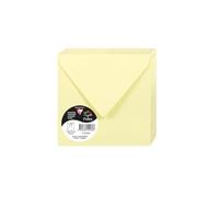 Clairefontaine 50078 C Pack de 20 sobres Pollen 140 x 140 mm, color Canari 14 x 14 x 0.10