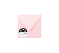 Clairefontaine 50078 C Pack de 20 sobres Pollen 140 x 140 mm, color Rose 14 x 14 x 0.10
