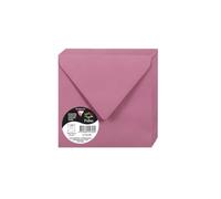 Clairefontaine 50078 C Pack de 20 sobres Pollen 140 x 140 mm, color Rose Hortensia 14 x 14 x 0.10