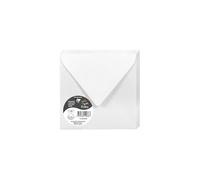 Clairefontaine 50078C - Lote de 20 sobres Pollen, 140 x 140 mm, color Blanc Irisé 140 x 140 mm