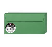 Clairefontaine 5595C - Pollen - Pack de 20 Sobres - Formato DL (11x22cm) - 120 g - Sobres Autoadhesivos - Verde Abeto