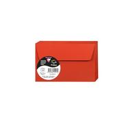 Clairefontaine 55991 C sobre Pollen 9 x 14 cm 120 G paquete de 20 color rojo coral