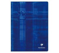 Clairefontaine 63162C - Un lot de 10 cahiers piqués 96 pages 21x29,7 cm 90g petits carreaux, Couverture carte couleurs assorties
