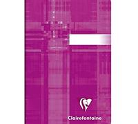 Clairefontaine 63592C - Paquete de 10 cuadernos, 9 x 14 cm, 48 hojas cuadriculadas 90 g, colores surtidos, 1 paquete