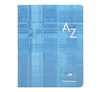 Clairefontaine 63749CC Un Directorio Alfabético Grapado - 17x22 cm - 96 Páginas Cuadrados Pequeños - Papel Blanco 90 g - Cubierta de Cartón Laminado Color Aleatorio