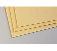 Clairefontaine 696022C Paquete Papel Pastelmat - 5 Hojas Cartulina Especial para Pasteles Secos - A3 29,7x42 cm 360g - Amarillo dorado