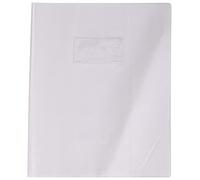 Clairefontaine 72114C - Funda protectora para cuaderno de ejercicios (PVC, 170 x 220 mm, tamaño de 170 x 220 mm), color blanco