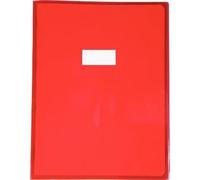 Clairefontaine 73403 C 24 x 32 cm transparente ejercicio libro pantalla con etiqueta soporte - rojo
