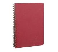 Clairefontaine 785322 C Age Bag - Libreta de espiral (A5, cuadriculado, 50 hojas, color rojo