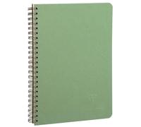Clairefontaine 785323C Age Bag - Libreta de espiral (A5, cuadrícula, 50 hojas), color verde
