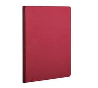 Clairefontaine, 795402C, Cuaderno cosido con lomo de tela roja, Age Bag, A5 (14,8 x 21 cm), 192 páginas en blanco smooth, Papel de 90 g, Cubierta cartulina lustrada, Cubierta: Rojo