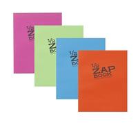 Clairefontaine 8366C Carnet Encollé 1/2 Zap Book - 80 Feuilles Papier Croquis 100% Recy 5 14,8x21 cm 80g - Couleur de Couverture Aléatoire