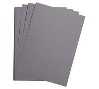 Clairefontaine 90768C Paquete Papel Etival Color - 25 Hojas Papel de Dibujo con Grano Gris Oscuro - A3 29,7x42 cm 160g - Ideal para el Dibujo y las Actividades Creativas