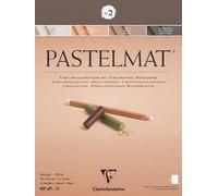 Clairefontaine Bloc encolado de papel Pastelmat 96005C 12 hojas 18x24 cm 360g Colores surtidos