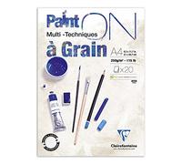 Clairefontaine Bloc Paint'On C Grano de calco 20 hojas 250 g A4 (210 x 297 mm)