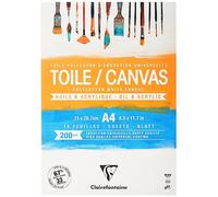Clairefontaine Bloc de tela blanca Cosmos 975207C 21 x 29,7 cm