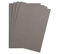 Clairefontaine 975562C Paquete Papel Maya - 25 Hojas Papel de Dibujo Liso Gris Acero - A2 42x59,4 cm 185g - Ideal para el Dibujo y las Actividades Creativas
